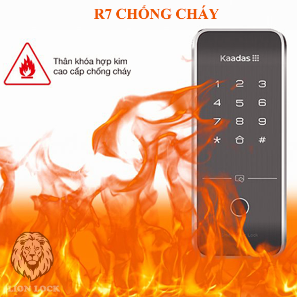 Ưu điểm của khóa cửa kính vân tay Kaadas R7